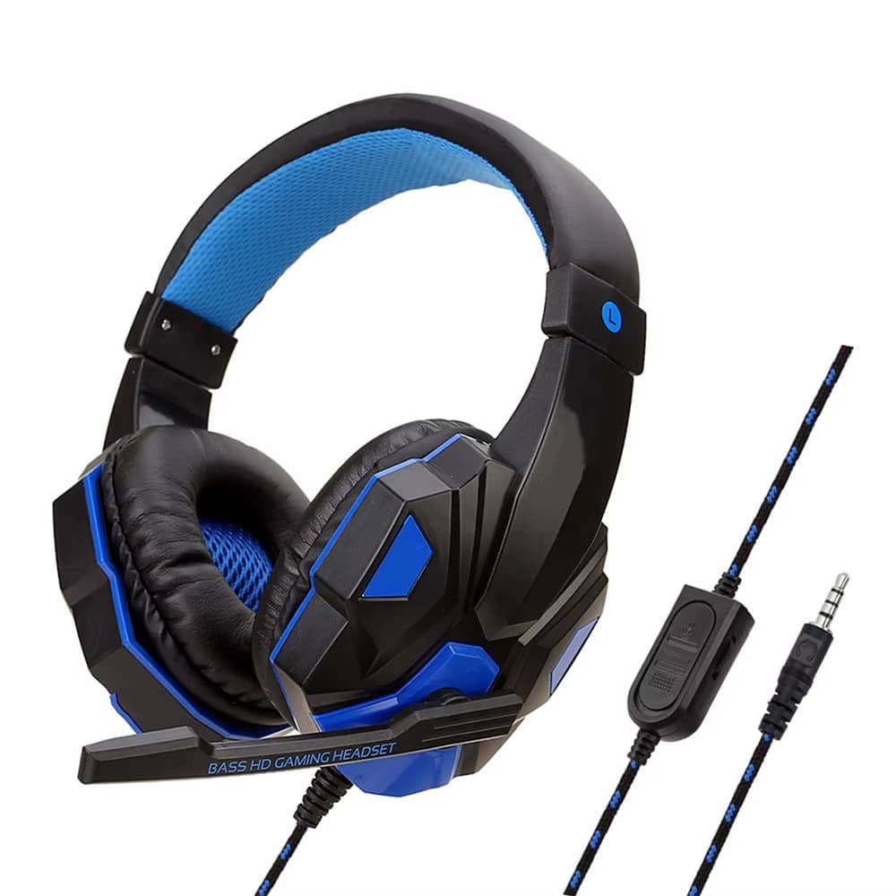 Lampp Life Wired Stereo Gaming Headset with 120° Microphone – PS4 / PS5 / PC / Smartphone