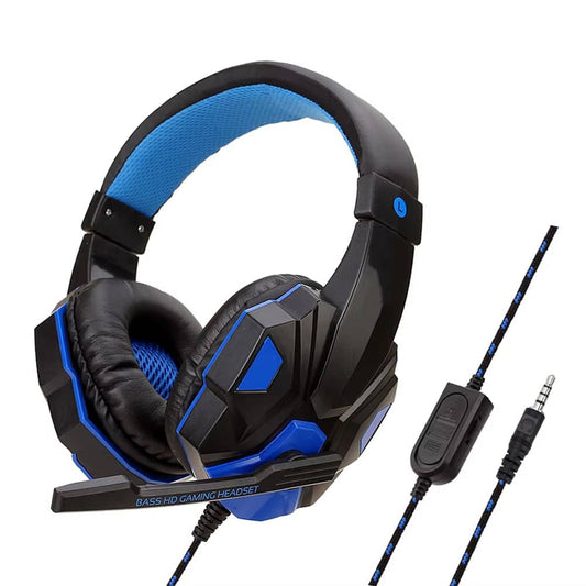 Lampp Life Wired Stereo Gaming Headset with 120° Microphone – PS4 / PS5 / PC / Smartphone